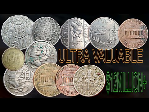 12 Ultra Rare Coins Worth A Lot Of Money!