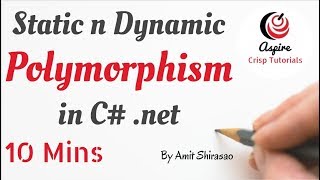 C# .net - 002 Static and Dynamic Polymorphism in C# .net