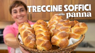 TRECCINE SOFFICI ALLA PANNA Ricetta Facile - Fatto in Casa da Benedetta