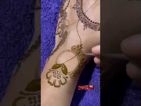 Beautiful and very easy Mahndi Design #mehndi #henna #ytshorts #virlshort