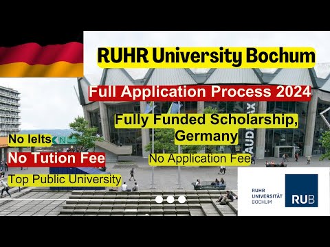 🎓 No Application, No Tuition, No IELTS, Apply at Ruhr Universität Bochum | Germany | Complete Guide!