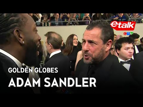 Adam Sandler apologizes for 'Happy Gilmore 2' (mis)casting | Golden Globes Red Carpet