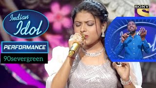 Mujhse Mohabbat Ka Izhar Karta #indianidol13 #arunitakanjilal #kumarsanu #alkayagnik