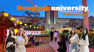 🎸🎶 Dongguk University College festival Tour Part 2 | 4k HDR | KOREA university | walk with me