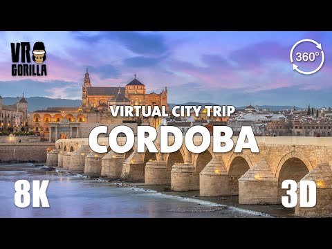 Cordoba, Spain Guided Tour in 360 VR (short)- Virtual City Trip - 8K Stereoscopic 360 Video