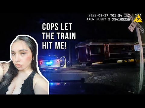 Handcuffed Woman Left in Police Car Hit by Train