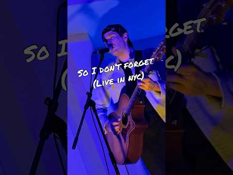 So I Don’t Forget (Live in NYC) #music #originalsong #breakupsong #livemusic #tourlife #musician