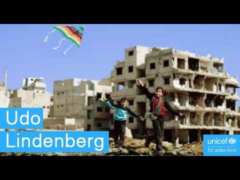 Wir ziehen in den Frieden - Udo Lindenberg mit UNICEF (mit arabischen Untertiteln)