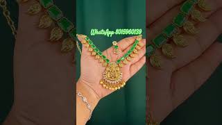 greenstone necklace lakshmi pendant manga necklace