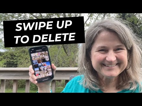 FASTEST Way to DELETE Phone Photos: Swipe Up with Slidebox