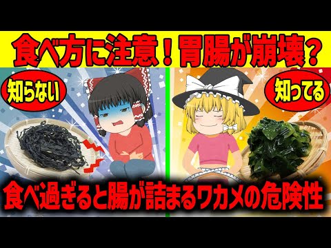 【ゆっくり解説】わかめの食べ過ぎには注意!!