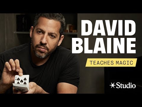 David Blaine Teaches Magic on Studio