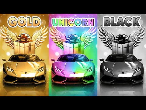 Choose Your Gift...! Gold, Unicorn or Black 💛🌈🖤 How Lucky Are You? 😱 Quiz Shiba