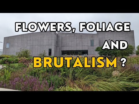 This garden mixes plants with brutalist concrete! Exploring @hepworthwakefield (Gardeners' World)