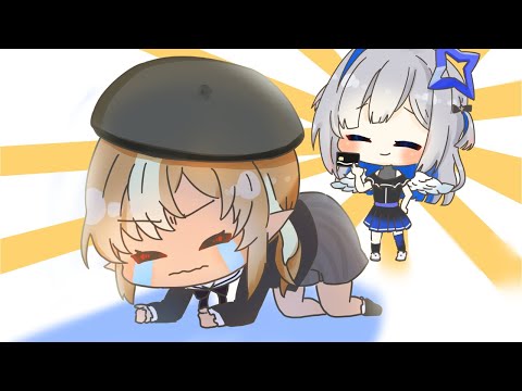 【手描き】自慢のブラックカードでお支払いする かなたん にフレア完全敗北【ホロライブ / 切り抜き / 漫画 / 不知火フレア / 天音かなた】