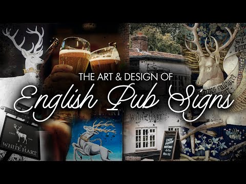 Uncovering the History of English Pub Signs (Classic British Pub) ~ Art & Design History Video essay