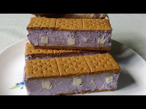 Ube cheese graham bar