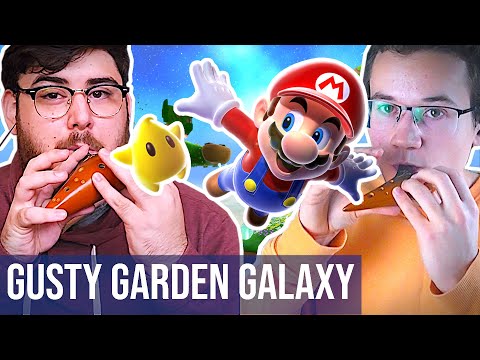 Gusty Garden Galaxy (Super Mario Galaxy) | Ocarina Cover ft. Louie