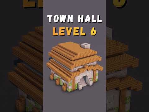 Town Hall Upgrade Inspired by Clash of Clans! 🏰 #minecraft #clashofclans