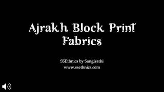 Ajrakh Cotton Fabrics | Authentic Ajrakh Block Print | Ajrakhpur | Ajrakh Block Print