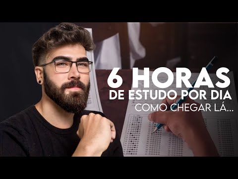 6 HORAS DE ESTUDO PRODUTIVO POR DIA... COMO CHEGAR LÁ!