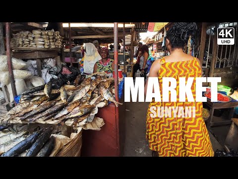 Sunyani Market on a Saturday E04 in the Bono Region of Ghana 4K