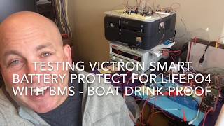 Victron Smart Battery Protect Tested for DIY LIFEPO4 Battery /  Low Voltage Disconnect on Boat