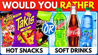 Would You Rather? Snacks & Junk Food Edition 🍔🍕