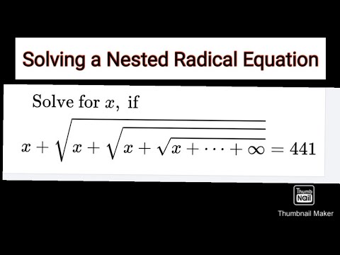 Your Guide to Solving Nested Radical Equations with Ease