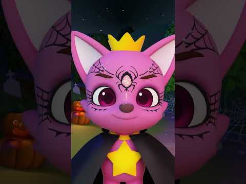 🎃 Pinkfong Wearing Halloween Makeup  #Hogi #Halloween #shorts