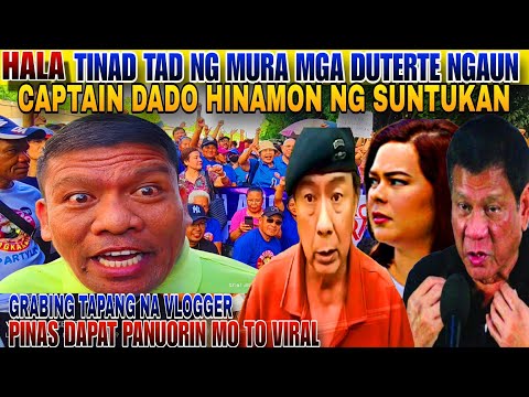 HALA VP SARA AT DIGONG DUTERTE TINAD TAD NG MALULUTONG NA MURA NG SIKAT NA VLOGGERS NAKAKAKILABOT