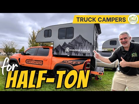 3 Truck Campers for 1/2 Ton Pickup Trucks - New 2025 Models