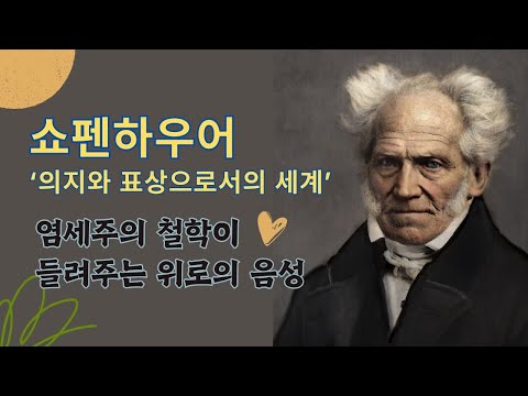 쇼펜아우어, 염세주의 철학이 들려주는 위로의 음성 -이동용(인문학자)