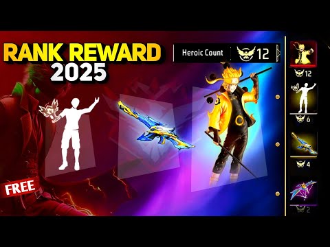 Heroic Free Rank Rewards 2025🔥 | Claim Free Heroic Emote | Free Fire New Event | Ff New Event Today