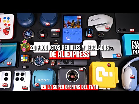 20 productos TOP de ALIEXPRESS en el 11/11 💥 ¡Los precios más LOCOS del año!