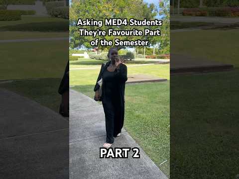 PART 2 - Asking MED4 Students They’re Favourite Part of the Semester #medicalschool #medstudent #fyp