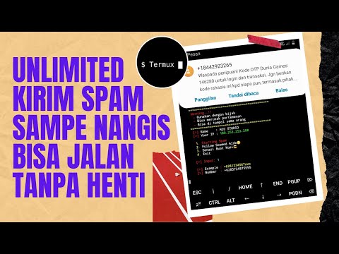 CARA KIRIM SPAM WA DAN SMS KE PENIPU DAN TEMAN YANG SERING MAIN GAME SAAT KUMPUL2 | TERMUX