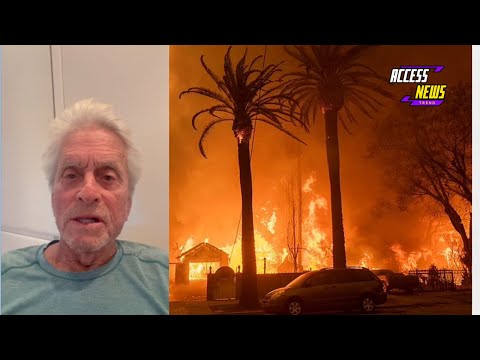 Michael Douglas' Powerful Wildfire Relief Pledge 🌟🔥 | A Heartfelt Call to Action ❤️