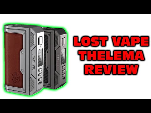 Lost Vape THELEMA Review | Best Looking Mod EVER?