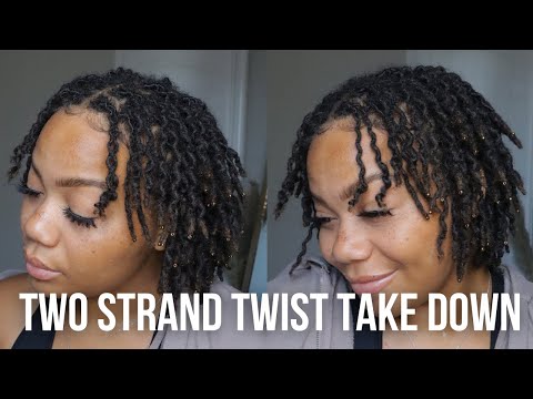 Take Down My Two Strand Twist With Me! | LOC SPRINKLE EXPERIENCE CHIT CHAT!!