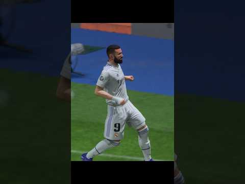 BENZEMA Unleashes Unstoppable Left-Footed Shot in FIFA 23 #shorts #realmadrid