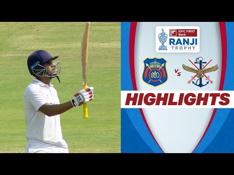 Ranji Trophy 2024/25, Maharashtra vs Services, Day 4: Match Highlights