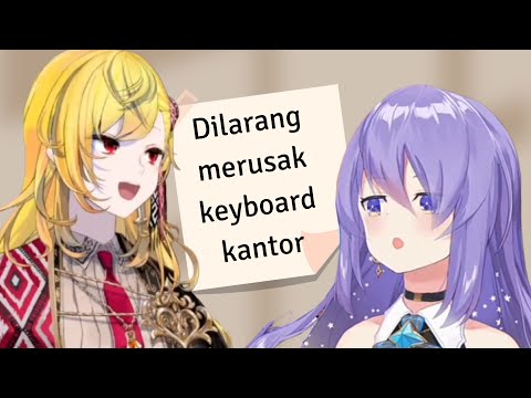 Menahan Diri Untuk Tidak Membanting Keyboard Kantor | Moona Hoshinova & Kaela Kovalskia Hololive ID