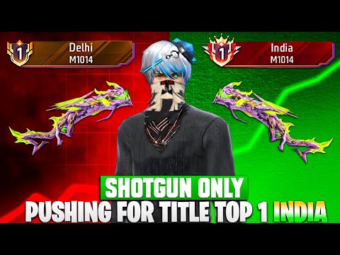 Pushing Top 1 In Shotgun M1014 | Free Fire Solo Rank Pushing With Tips And Tricks | Ep-4