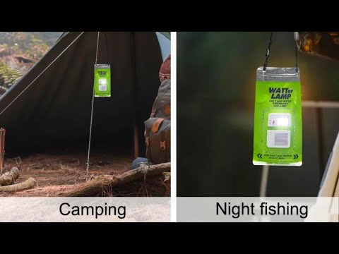 Emergency Camping Lamp With Salt