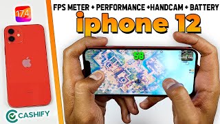 iPhone 12 refurbished Gaming Review 🔥 RenderLag , FrameDrop Test 👍 Bgmi 2024