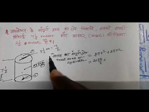 find out total area of cylinder. || with nice concept #mensuration #mathstricks #ssccgl #ssc