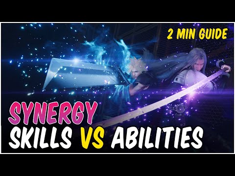 Final Fantasy 7 Rebirth - Synergy Skills vs Synergy Abilities