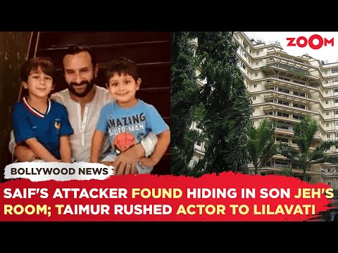 Saif Ali Khan's attacker found HIDING in son Jeh's room; injured actor RUSHED to Lilavati hospital