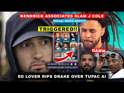 J Cole SLAMMED, Eminem Report TRIGGERS X “In which World is Em More Popular”, Ed Lover RIPS Drake